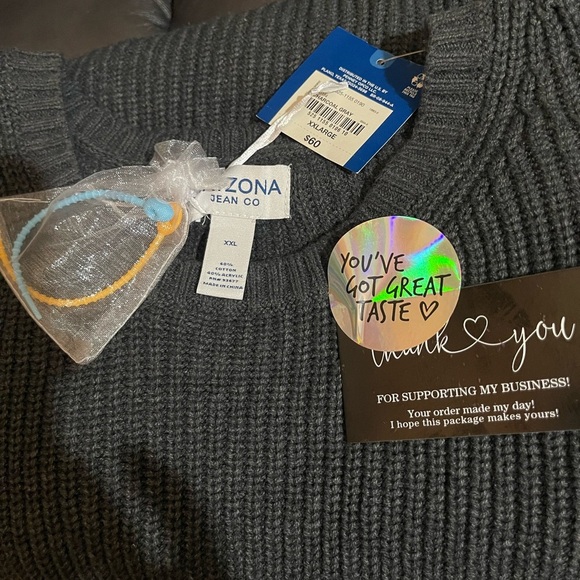 XXL Dark GREEN Sweater Cozy Knit NWT - Picture 7 of 11